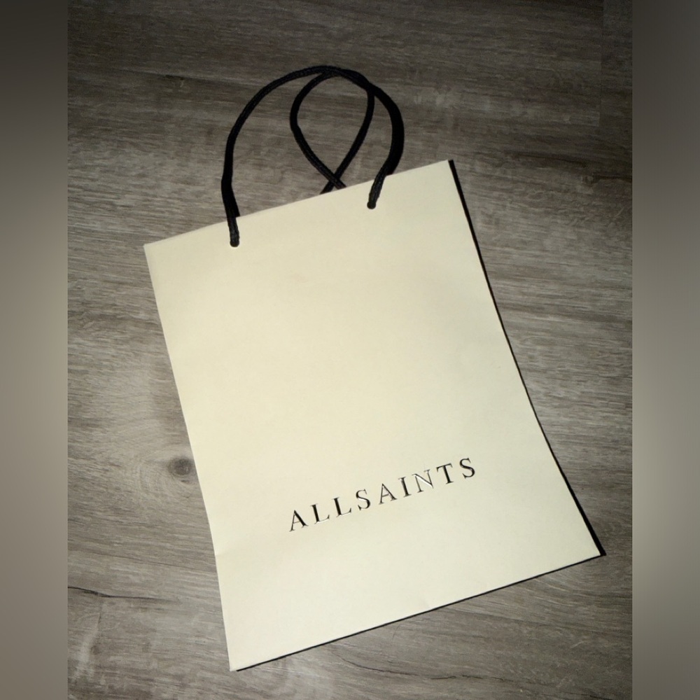 AllSaints reusable shopping bag